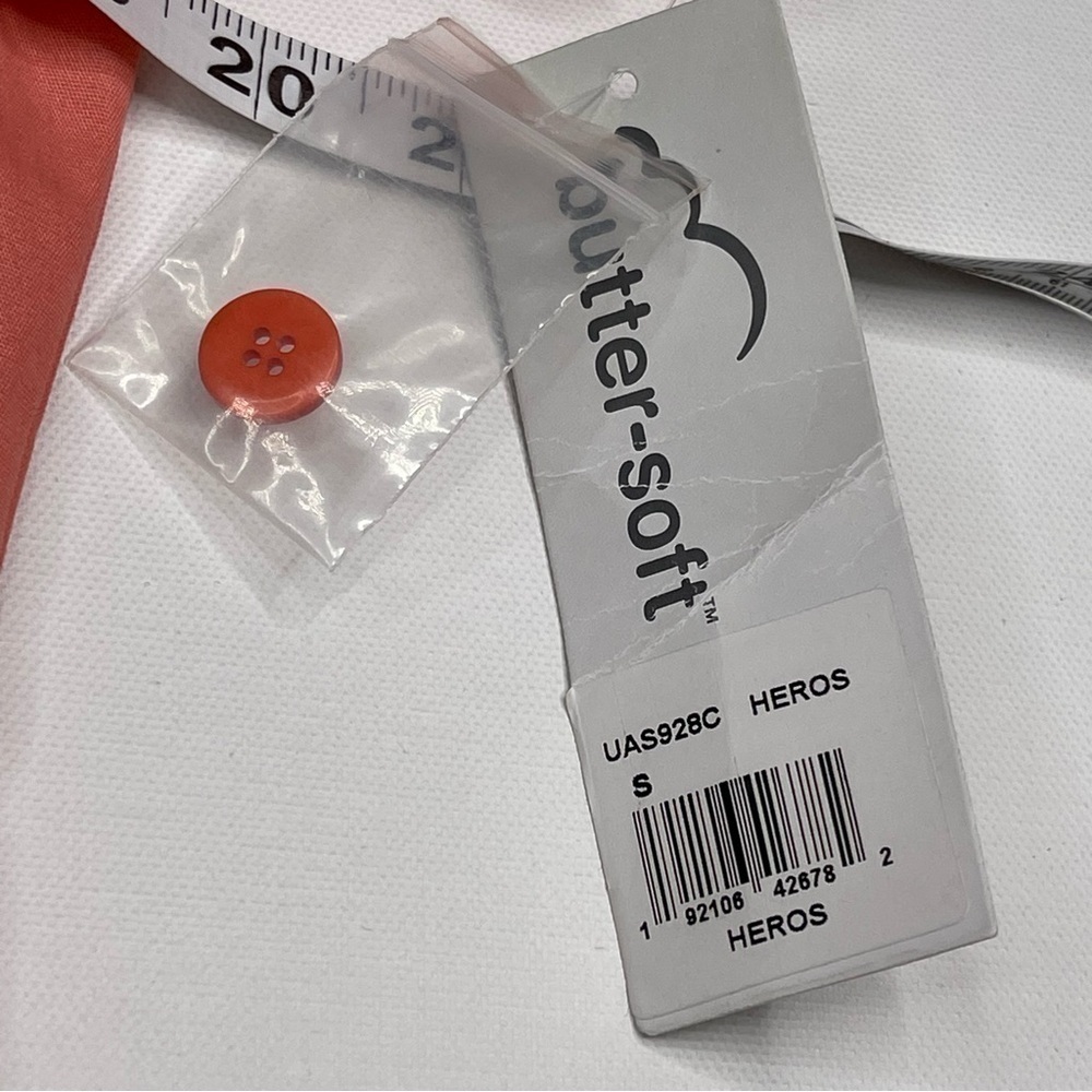 Butter Soft Dress Scrubs Empire Waist Peach Hospital Nurse Uniform Tech New - Picture 10 of 11